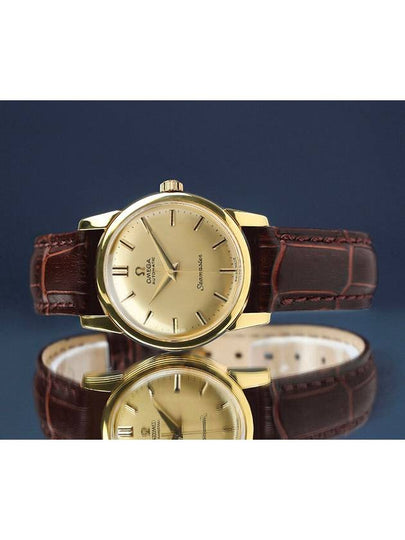 Seamaster Rare Gold Edition Men s Automatic Leather Watch - OMEGA - BALAAN 2