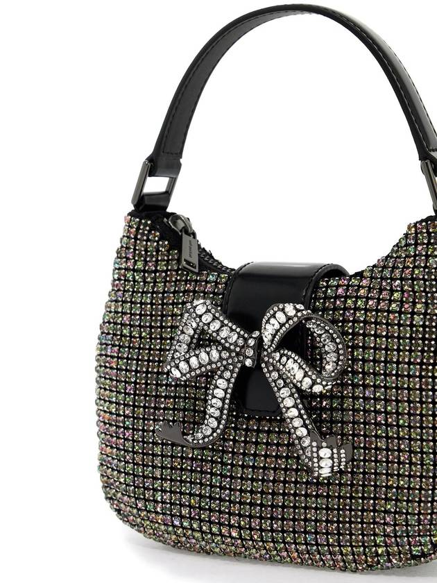 mini crescent bow bag with crystals - SELF PORTRAIT - BALAAN 3