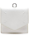 Stitch Tri-Fold Card Wallet White - MAISON MARGIELA - BALAAN 1