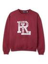 W RL logo fleece sweatshirt red - POLO RALPH LAUREN - BALAAN 1