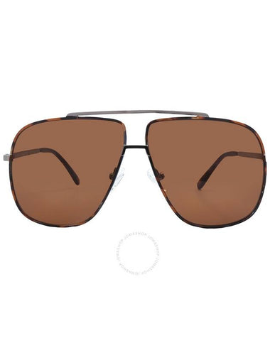 Guess Factory Brown Navigator Men's Sunglasses GF0239 14E 61 - GUESS - BALAAN 1