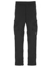 Chrome R Regular Zipper Cargo Straight Pants Black - CP COMPANY - BALAAN 2