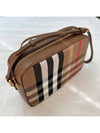 Checked Leather Camera Cross Bag Brown - BURBERRY - BALAAN 5