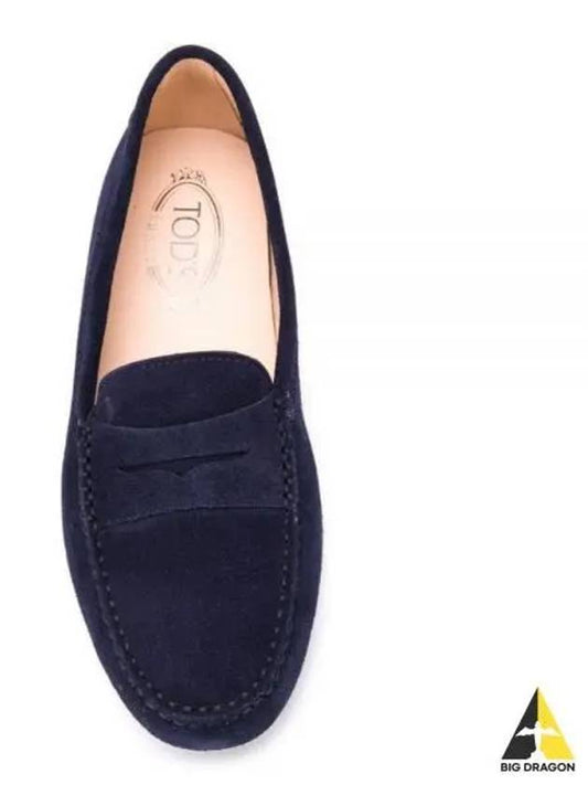 Gommino Suede Driving Shoes Blue - TOD'S - BALAAN 2