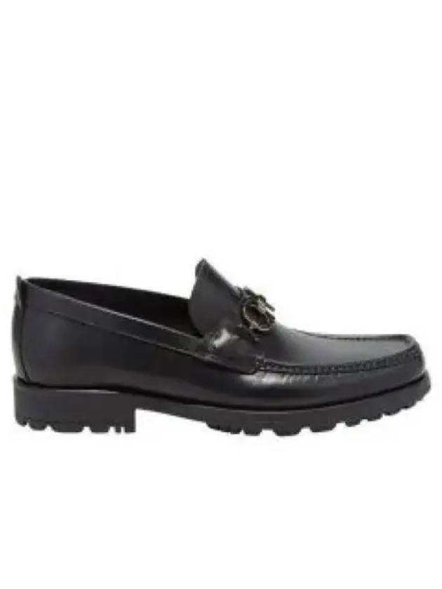 Men's David Gancini Loafers Black - SALVATORE FERRAGAMO - BALAAN 2