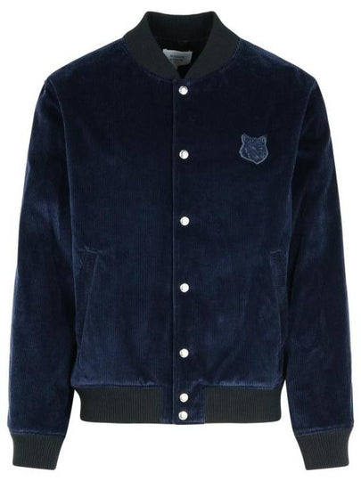 Teddy Bomber Jacket Blue - MAISON KITSUNE - BALAAN 2