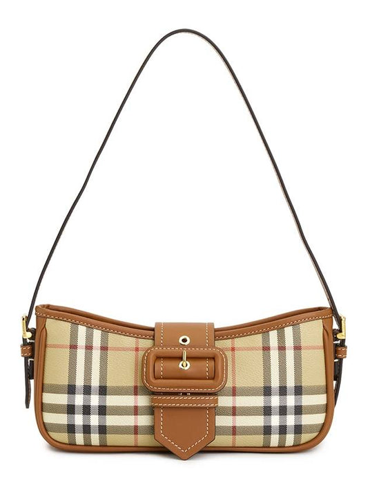 Check Shoulder Bag Brown - BURBERRY - BALAAN 2