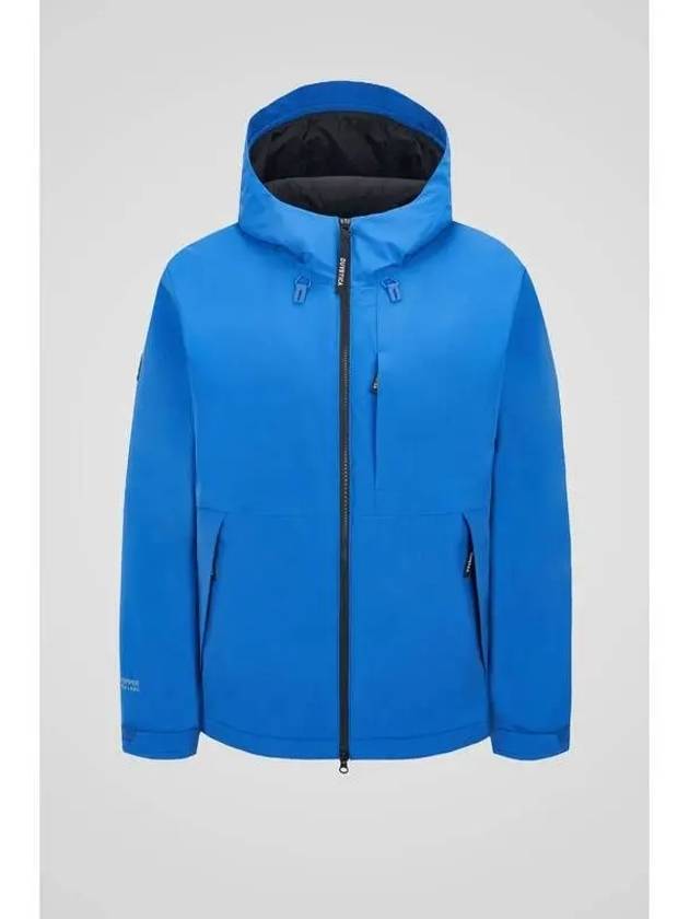 Caro M Aqua Blue Men s Wind Jacket - DUVETICA - BALAAN 1