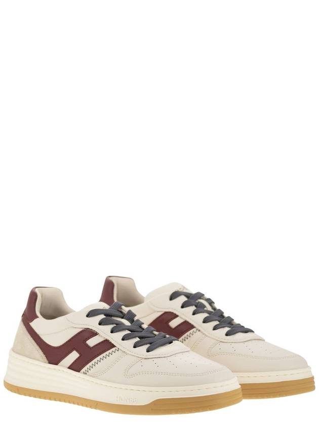 H630 - Leather lace-up trainers - HOGAN - BALAAN 4