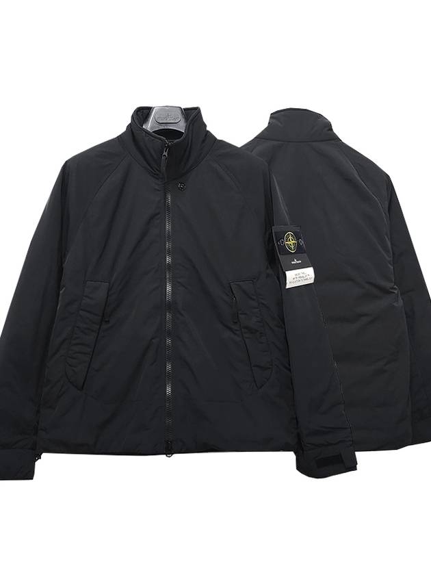 Micro Twill Pure Insulation Technology Primaloft Jacket Black - STONE ISLAND - BALAAN 2