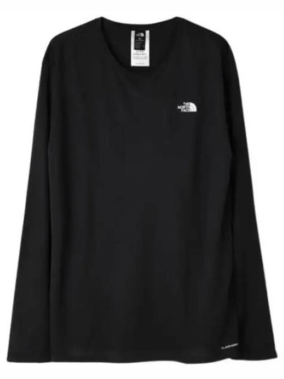 Men's Elevation Logo Detail Long Sleeve T-Shirt Black - THE NORTH FACE - BALAAN 2