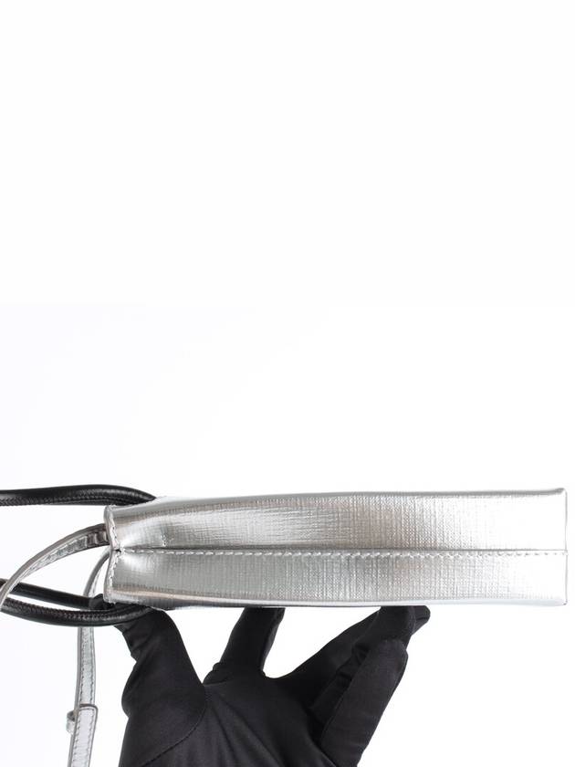 Phone holder cross bag silver - BALENCIAGA - BALAAN 8