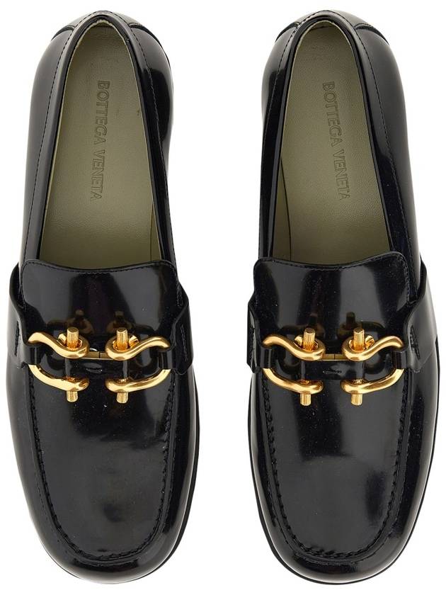 Leather Loafers Black - BOTTEGA VENETA - BALAAN 2