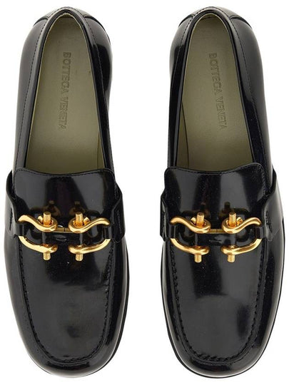 Leather Loafers Black - BOTTEGA VENETA - BALAAN 2