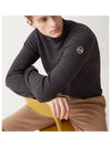 Le Cashmere Blend Turtleneck Sweater Dark Gray - COLMAR - BALAAN 4