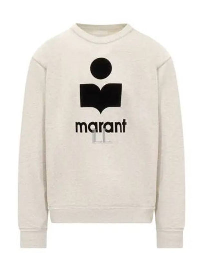 Mikoy Logo Cotton Sweatshirt Ecru - ISABEL MARANT - BALAAN 2