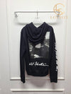 Used luxury goods Lewis It S Black Mona Lisa lettering logo hoodie - OFF WHITE - BALAAN 5