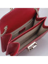 Interlocking GG Chain Small Cross Bag Red - GUCCI - BALAAN 5