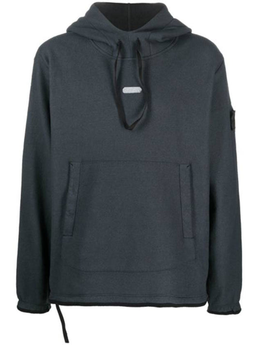 Shadow Bag Print Hooded Black - STONE ISLAND - 1