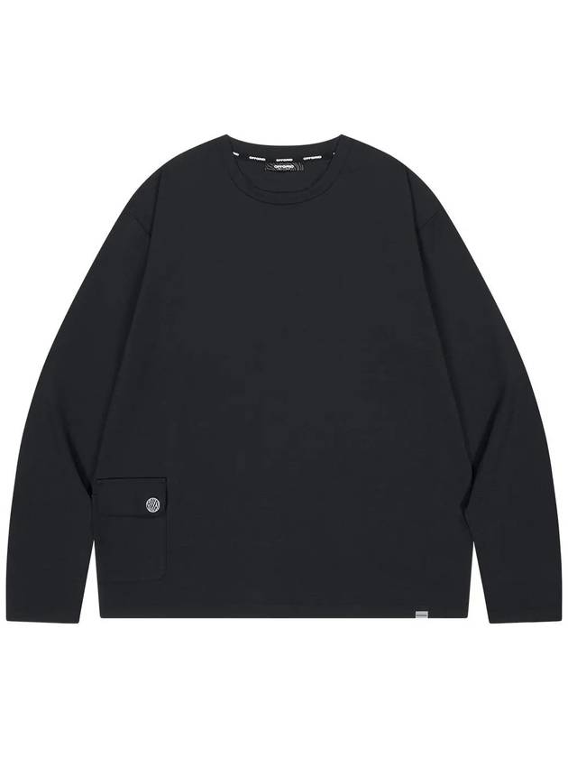 Sorona Crew Neck Long Sleeve TShirt Black - OFFGRID - BALAAN 2