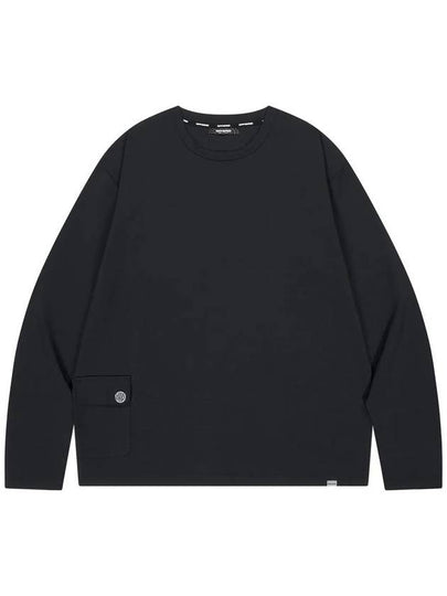 Sorona Crew Neck Long Sleeve TShirt Black - OFFGRID - BALAAN 2