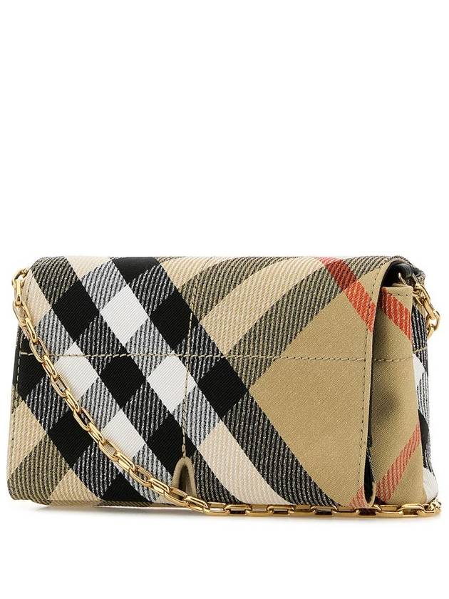 Snip Check Chain Mini Shoulder Bag Sand - BURBERRY - BALAAN 3