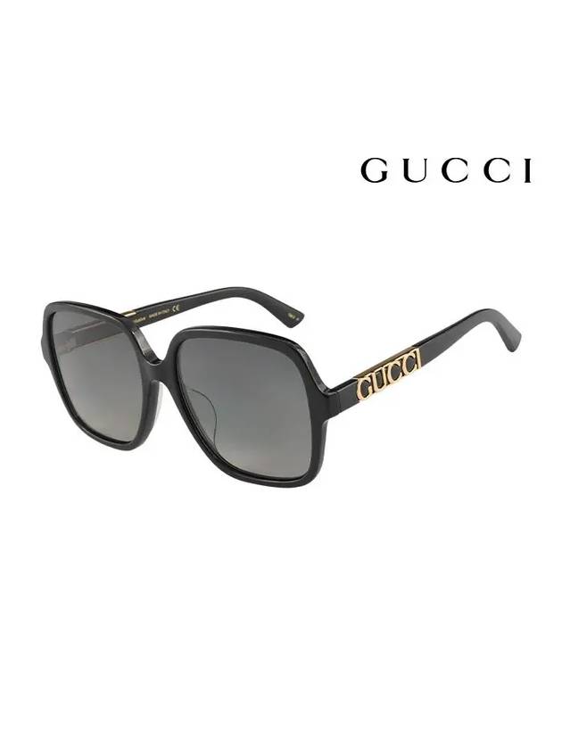 Eyewear Square Frame Sunglasses Black - GUCCI - BALAAN 2