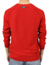 Round red knit long sleeve t-shirt - IKALOOOK - BALAAN 3