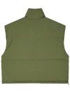 Semi overfit string down vest Green - THE GREEN LAB - BALAAN 8