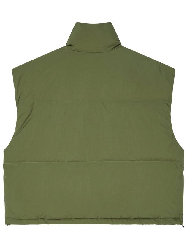 Semi overfit string down vest Green - THE GREEN LAB - BALAAN 8