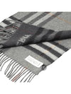 Check Pattern Scarf Grey - BURBERRY - BALAAN 4