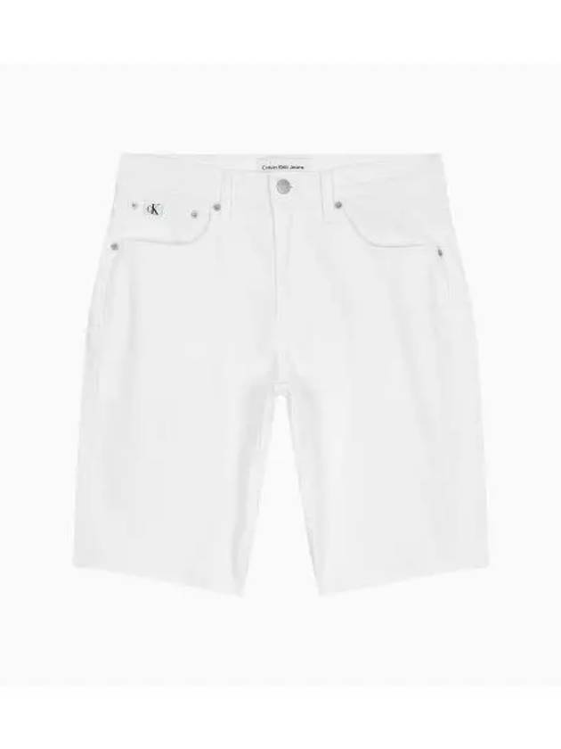 JEANS Men s White 37 5 Functional Denim Shorts J325422 1AA - CALVIN KLEIN - BALAAN 2