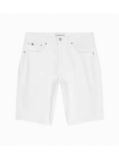 JEANS Men s White 37 5 Functional Denim Shorts J325422 1AA - CALVIN KLEIN - BALAAN 2