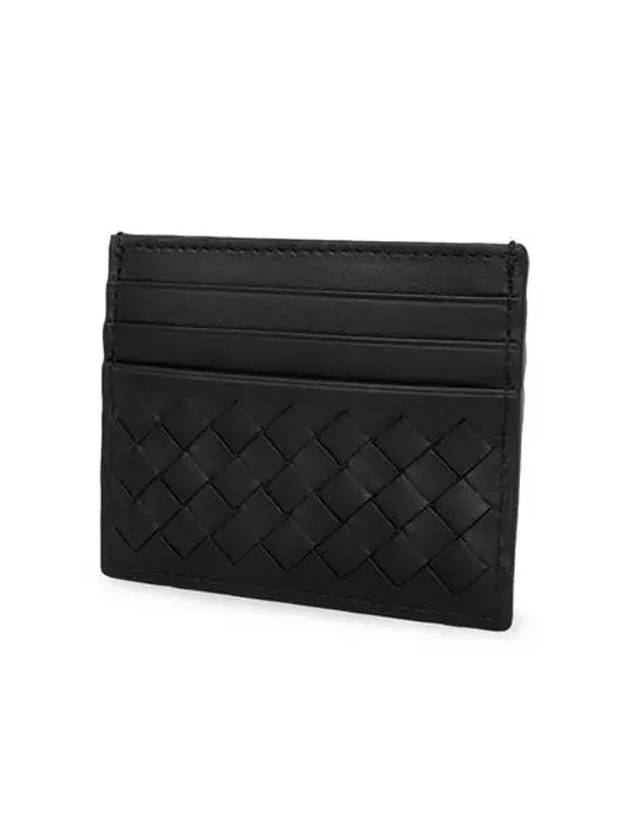 Intrecciato Classic Card Wallet Black - BOTTEGA VENETA - BALAAN 2