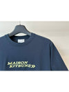 T shirt MM00114KJ0119 Navy S - MAISON KITSUNE - BALAAN 3