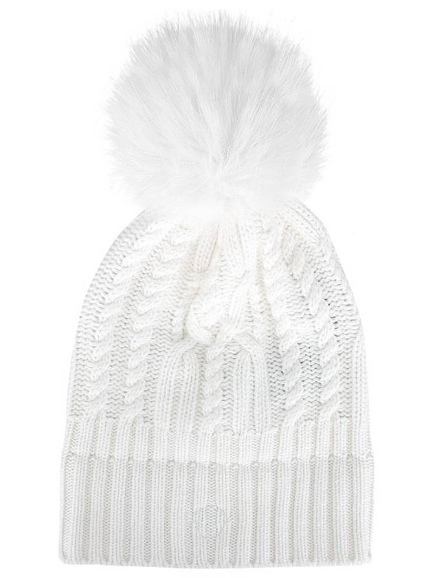 Pom Wool Cashmere Beanie 3B00029 M4506 002 - MONCLER - BALAAN 4