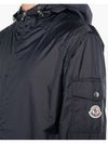 Etiache Rain Hooded Zip Up Blue - MONCLER - BALAAN 6