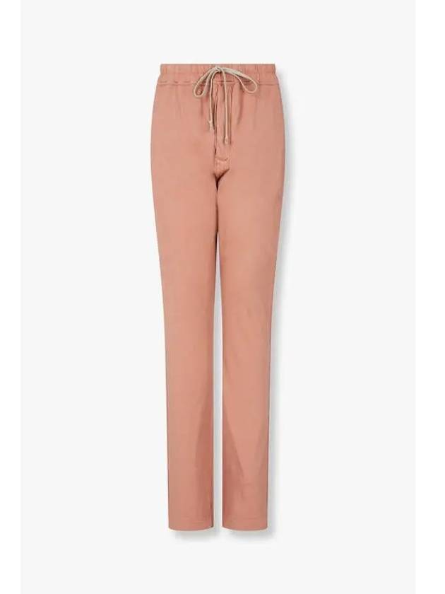 WOMEN String Banding Cotton Pants Coral - RICK OWENS - BALAAN 1