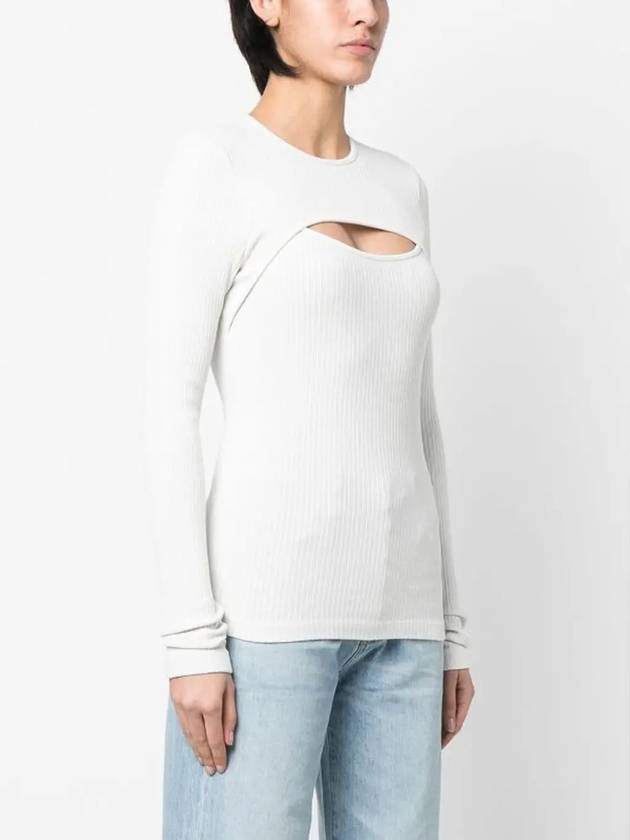 Cutout Knit Top Powder - AGOLDE - BALAAN 4