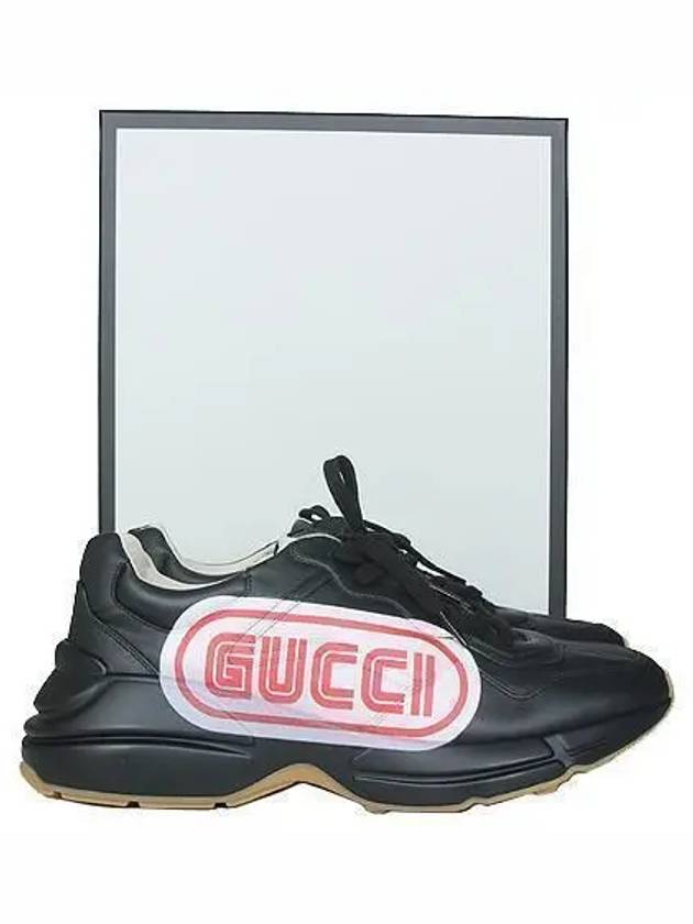 523609 Rhyton Sega Black Men s Sneakers 280 - GUCCI - BALAAN 3