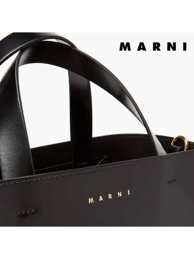 Museo Small Tote Bag Black - MARNI - BALAAN 4