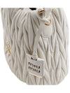 Matelasse Nappa Leather Bucket Bag White - MIU MIU - BALAAN 10