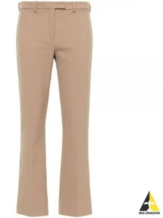 Umanita Cotton Crop Pants Beige - MAX MARA - BALAAN 2