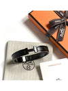 Clic HH So Bracelet Black - HERMES - BALAAN 7