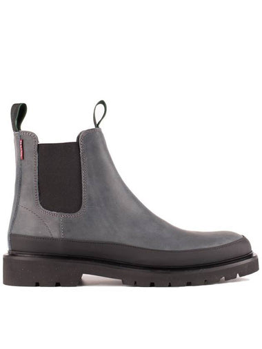 Paul Smith Grey Smooth Leather Ankle Boots - PAUL SMITH - BALAAN 1