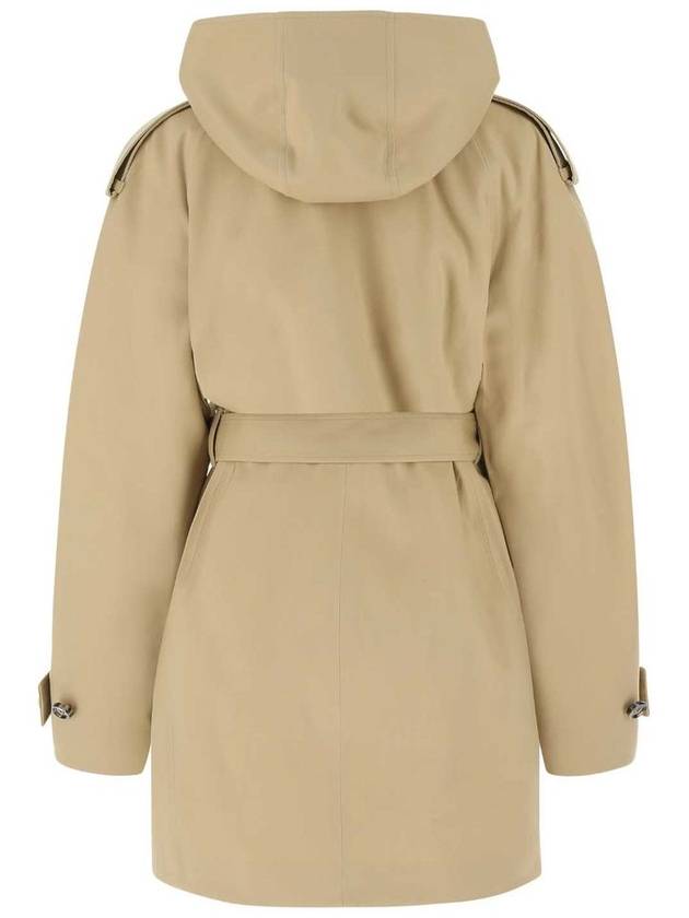 triangle buckle double trench coat beige - BOTTEGA VENETA - BALAAN 3