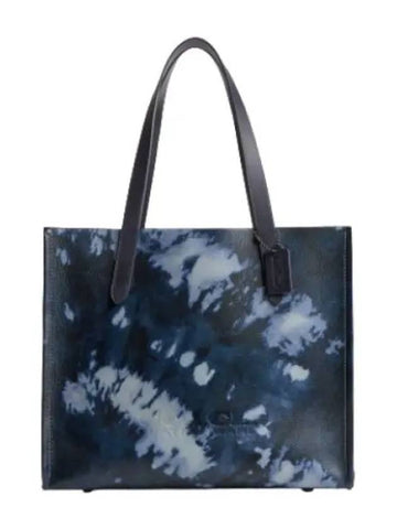 Relay tote bag with tie dye print - COACH - BALAAN 1