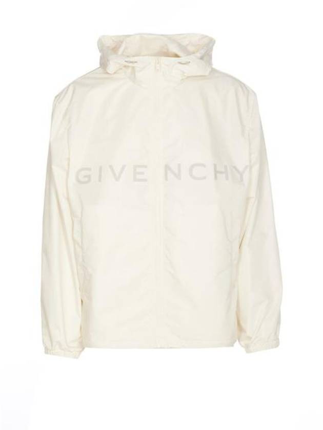 Maxi Logo Windbreaker Off White - GIVENCHY - BALAAN 2