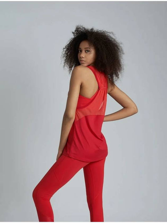 Contour Sheer Running Top Red - ATHPLATFORM - BALAAN 1