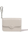 Dot Compact Keyring Card Wallet Warm Grey - LE MASQUE - BALAAN 2